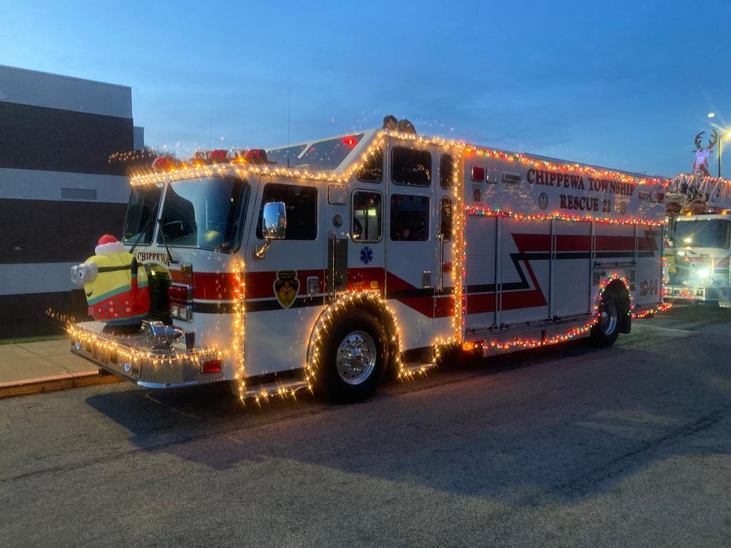 Beaver Falls Christmas Parade Chippewa Township Volunteer Fire Department